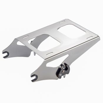 Chrome Detachable Two Up Tour Pack Mounting Rack For Harley Touring '09-'24