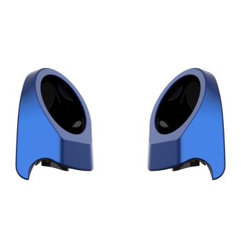 Superior Blue 6.5 Inch Speaker Pods for Advanblack & Harley King Tour Pak